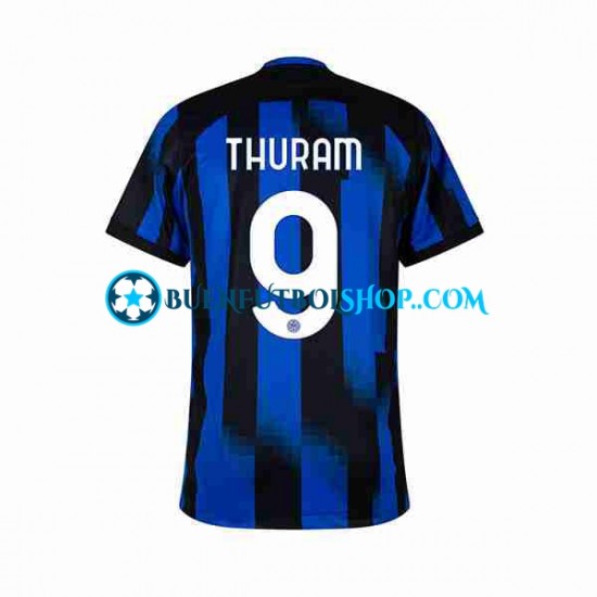 Camiseta de Fútbol Inter Milan Marcus Thuram 9 2023-2024 Primera Equipación Manga Corta Hombre