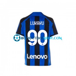 Camiseta de Fútbol Inter Milan Romelu Lukaku 90 2022-2023 Primera Equipación Manga Corta Hombre Camiseta de Fútbol Inter Milan Romelu Lukaku 90 2022-2023 Primera Equipación Manga Corta Hombre