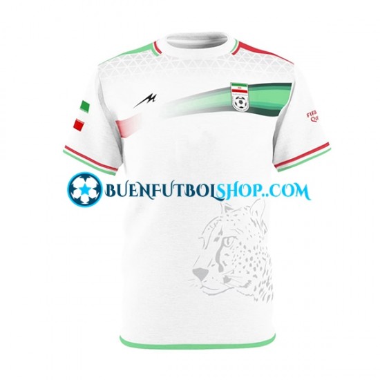 Camiseta de Fútbol Irán World Cup 2022 Primera Equipación Manga Corta Hombre