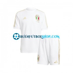 Camiseta de Fútbol Italia 2023 Anniversary Primera Equipación Manga Corta Niño