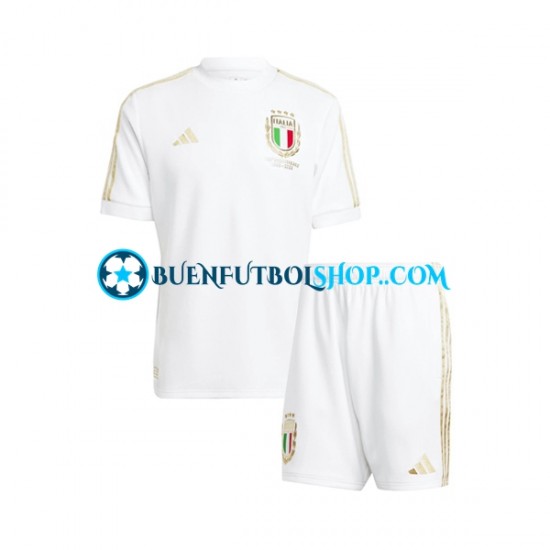 Camiseta de Fútbol Italia 2023 Anniversary Primera Equipación Manga Corta Niño