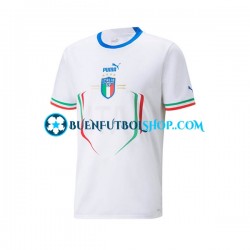 Camiseta de Fútbol Italia 2022-2023 Segunda Equipación Manga Corta Hombre
