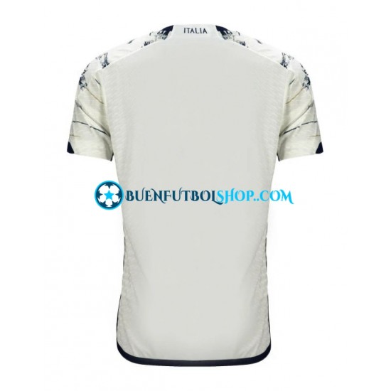 Camiseta de Fútbol Italia 2023 Segunda Equipación Manga Corta Hombre