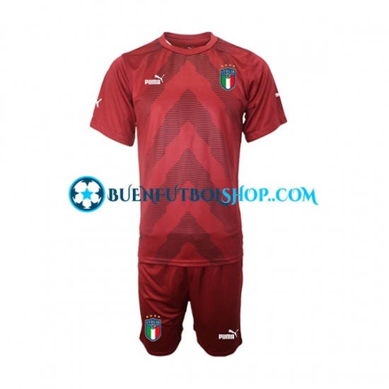 Camiseta de Fútbol Italia Portero 2022-2023 Segunda Equipación Manga Corta Niño