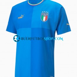 Camiseta de Fútbol Italia 2022 Primera Equipación Manga Corta Hombre