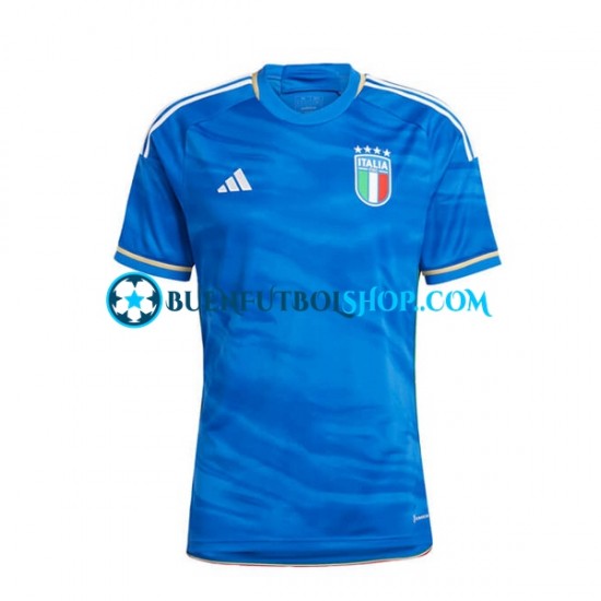 Camiseta de Fútbol Italia 2023 Primera Equipación Manga Corta Hombre