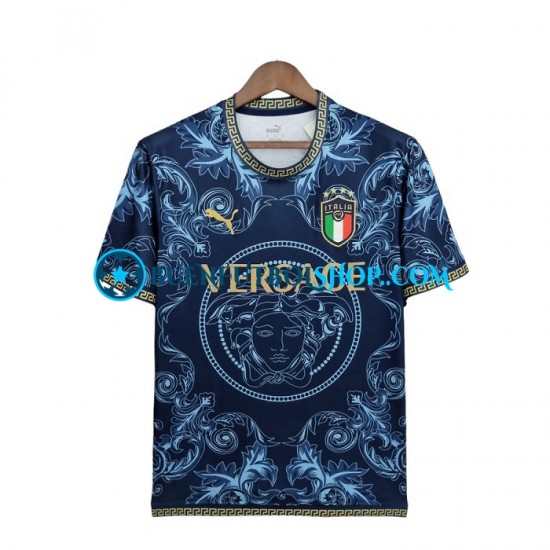 Camiseta de Fútbol Italia Versace Edition 2022-2023 Primera Equipación Manga Corta Hombre