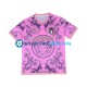 Camiseta de Fútbol Italia Versace 2023-2024 Rosa Manga Corta Hombre