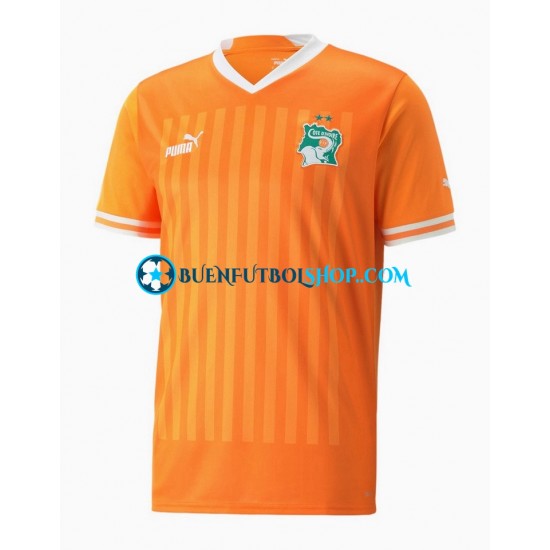 Camiseta de Fútbol Costa De Marfil 2022 Primera Equipación Manga Corta Hombre