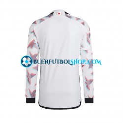 Camiseta de Fútbol Japón World Cup 2022 Segunda Equipación Manga Larga Hombre