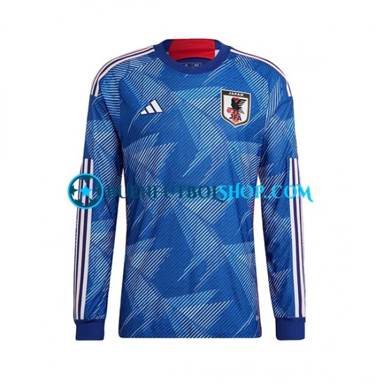 Camiseta de Fútbol Japón World Cup 2022 Primera Equipación Manga Larga Hombre