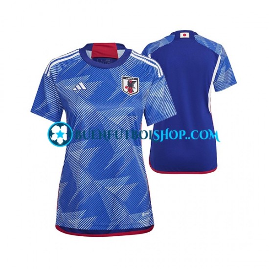 Camiseta de Fútbol Japón World Cup 2022 Primera Equipación Manga Corta para Mujer