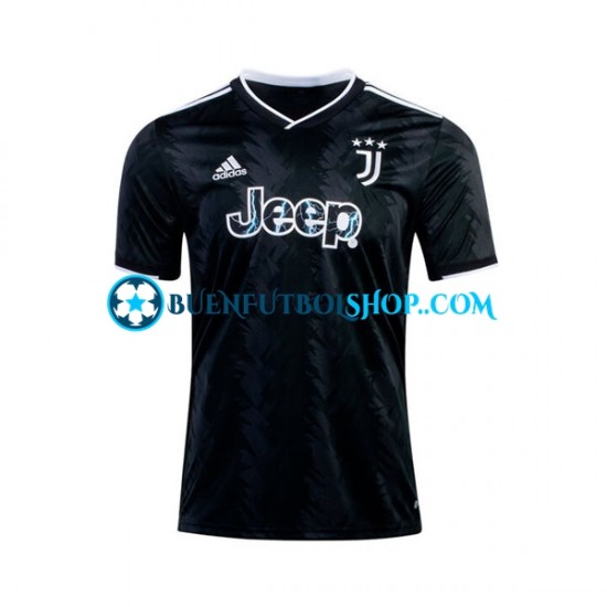 Camiseta de Fútbol Juventus 2022-2023 Segunda Equipación Manga Corta Hombre