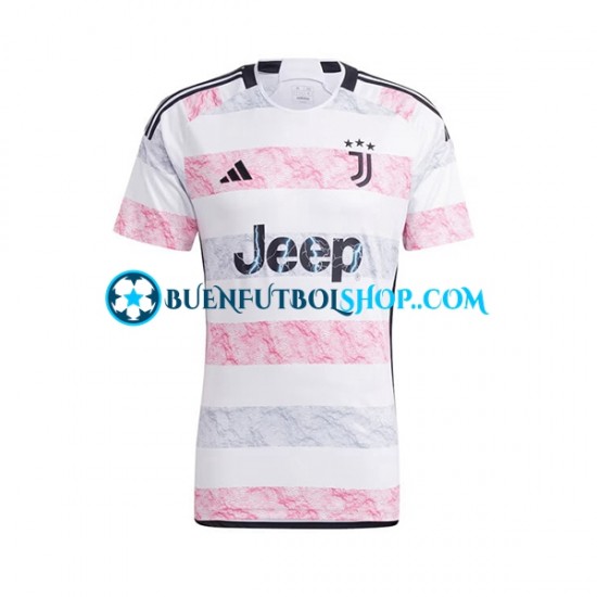 Camiseta de Fútbol Juventus 2023-2024 Segunda Equipación Manga Corta Hombre