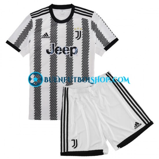 Camiseta de Fútbol Juventus 2022-2023 Primera Equipación Manga Corta Niño