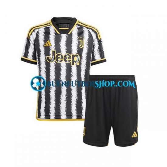 Camiseta de Fútbol Juventus 2023-2024 Primera Equipación Manga Corta Niño