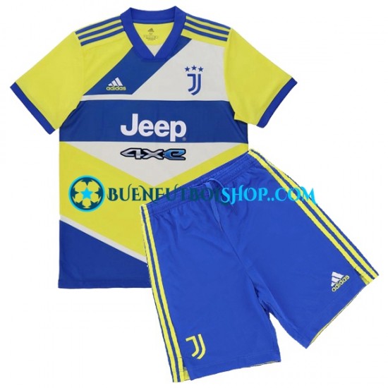 Camiseta de Fútbol Juventus 2021-2022 Tercera Equipación Manga Corta Niño