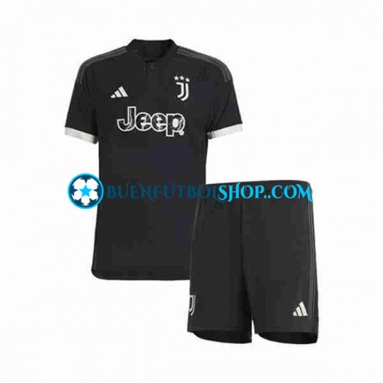 Camiseta de Fútbol Juventus 2023-2024 Tercera Equipación Manga Corta Niño