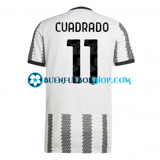 Camiseta de Fútbol Juventus Cuadrado 11 2022-2023 Primera Equipación Manga Corta Hombre