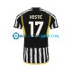 Camiseta de Fútbol Juventus Filip Kostic 17 2023-2024 Primera Equipación Manga Corta Hombre