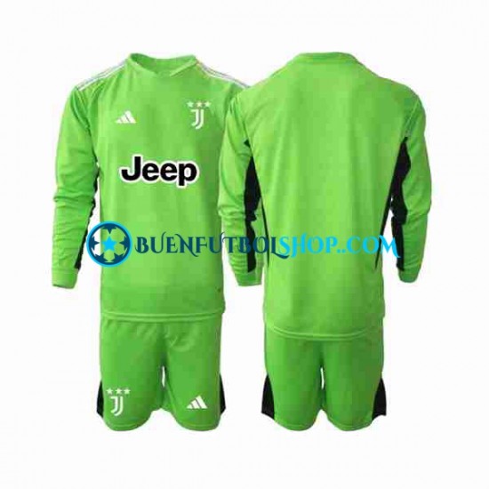 Camiseta de Fútbol Juventus Portero 2023-2024 Tercera Equipación Manga Larga Niño