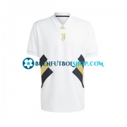 Camiseta de Fútbol Juventus Icon Retro 2022-2023 Primera Equipación Manga Corta Hombre