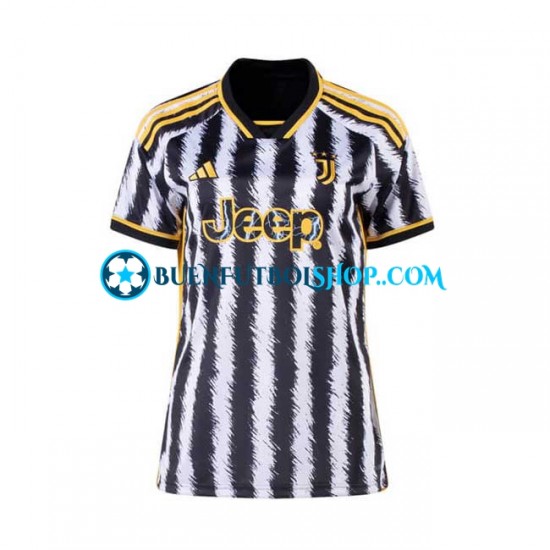 Camiseta de Fútbol Juventus 2023-2024 Primera Equipación Manga Corta para Mujer