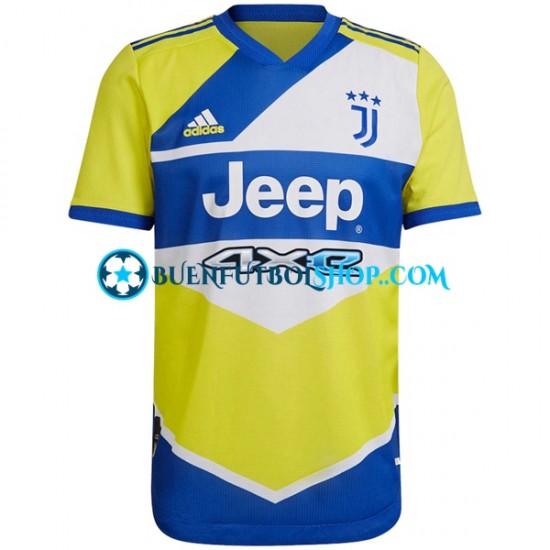 Camiseta de Fútbol Juventus 2021-2022 Tercera Equipación Manga Corta Hombre