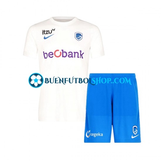 Camiseta de Fútbol KRC Genk 2022-2023 Segunda Equipación Manga Corta Niño