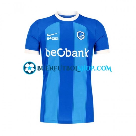 Camiseta de Fútbol KRC Genk 2023-2024 Primera Equipación Manga Corta Hombre