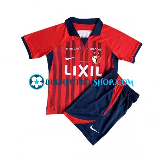 Camiseta de Fútbol Kashima Antlers 2023 Primera Equipación Manga Corta Niño