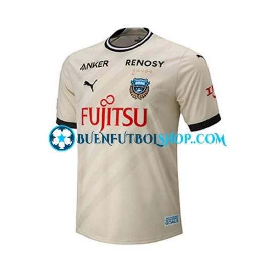 Camiseta de Fútbol Kawasaki Frontale 2023-2024 Segunda Equipación Manga Corta Hombre