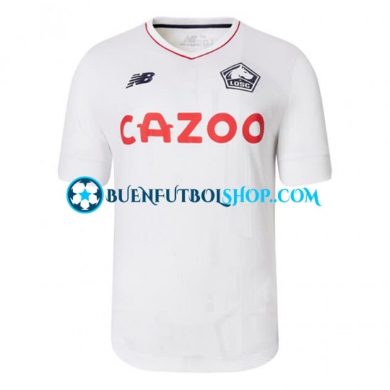 Camiseta de Fútbol LOSC Lille 2022-2023 Segunda Equipación Manga Corta Hombre