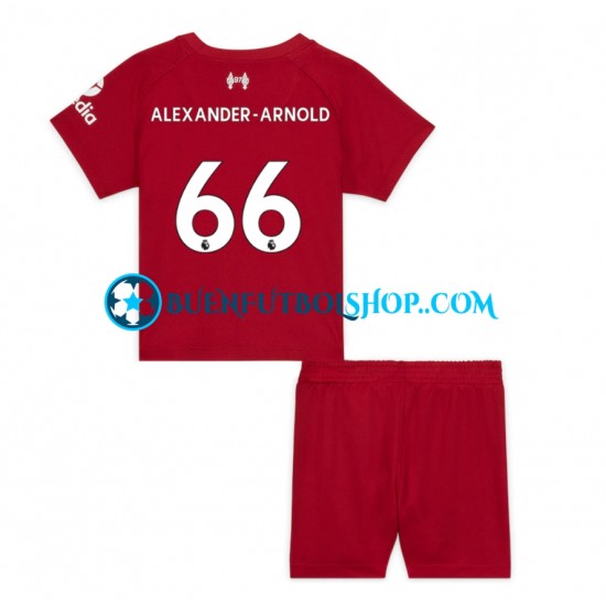 Camiseta de Fútbol Liverpool Alexander-Arnold 66 2022-2023 Primera Equipación Manga Corta Niño