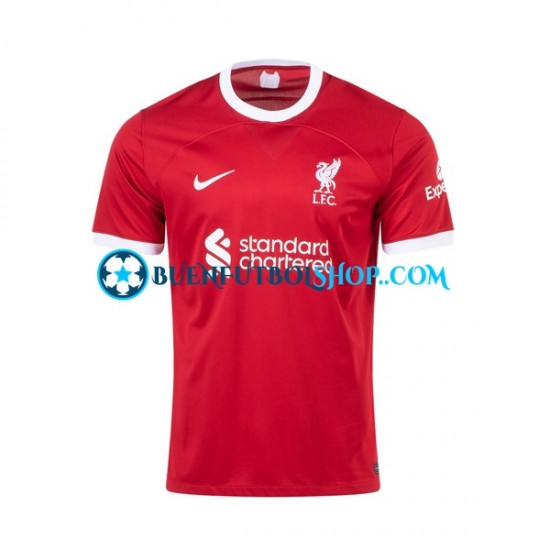 Camiseta de Fútbol Liverpool Alexis Mac Allister 10 2023-2024 Primera Equipación Manga Corta Niño