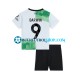 Camiseta de Fútbol Liverpool Darwin Nunez 9 2023-2024 Segunda Equipación Manga Corta Niño