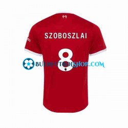 Camiseta de Fútbol Liverpool Dominik Szoboszlai 8 2023-2024 Primera Equipación Manga Corta Hombre