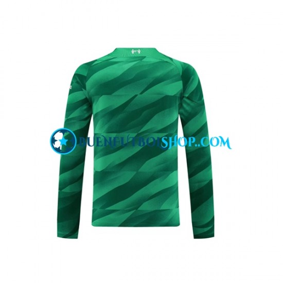 Camiseta de Fútbol Liverpool Portero 2023-2024 Primera Equipación Manga Larga Hombre