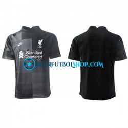 Camiseta de Fútbol Liverpool Portero 2021-2022 Tercera Equipación Manga Corta Hombre