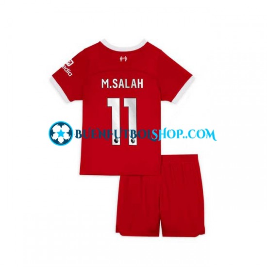 Camiseta de Fútbol Liverpool M.Salah 11 2023-2024 Primera Equipación Manga Corta Niño