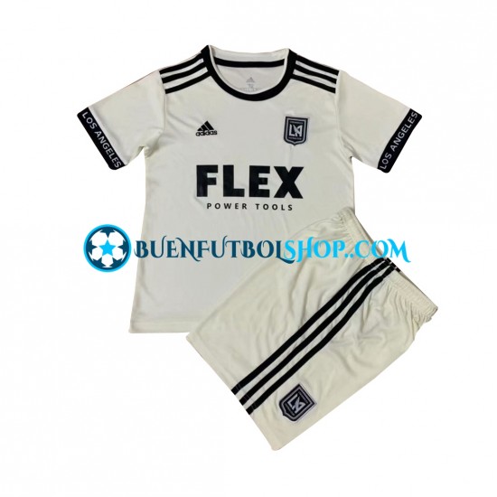 Camiseta de Fútbol Los Angeles FC 2021-2022 Segunda Equipación Manga Corta Niño