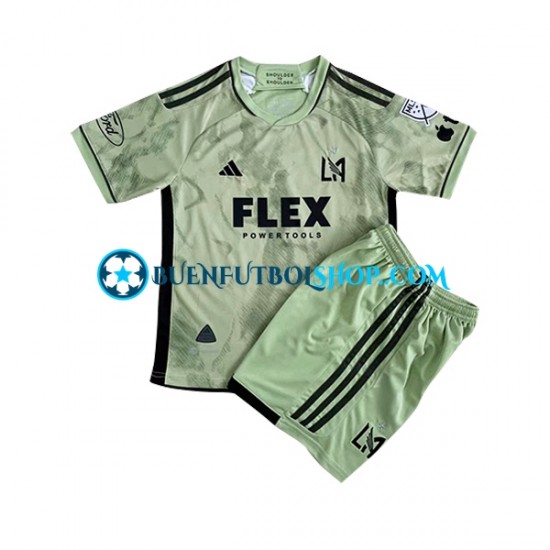 Camiseta de Fútbol Los Angeles FC 2023 Segunda Equipación Manga Corta Niño