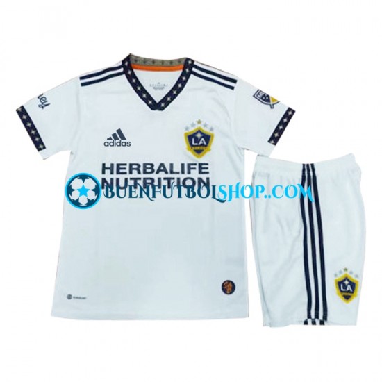 Camiseta de Fútbol Los Angeles Galaxy 2022-2023 Primera Equipación Manga Corta Niño