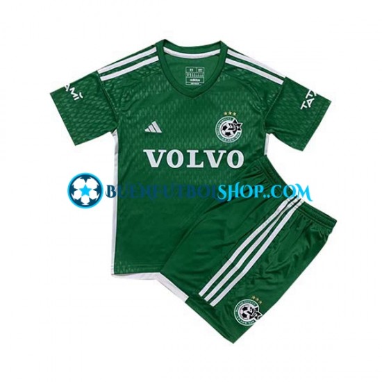 Camiseta de Fútbol Maccabi Haifa 2023-2024 Primera Equipación Manga Corta Niño