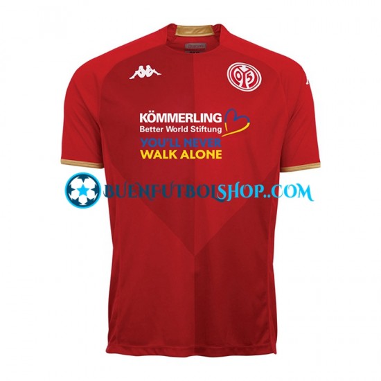 Camiseta de Fútbol Mainz 05 2022-2023 Primera Equipación Manga Corta Hombre