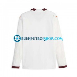 Camiseta de Fútbol Manchester City 2023-2024 Segunda Equipación Manga Larga Hombre