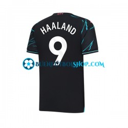 Camiseta de Fútbol Manchester City Erling Haaland 9 2023-2024 Tercera Equipación Manga Corta Hombre