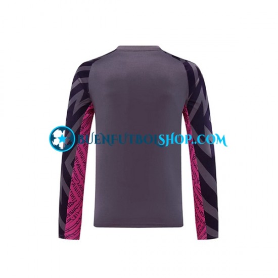 Camiseta de Fútbol Manchester City Portero 2023-2024 Segunda Equipación Manga Larga Hombre