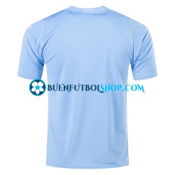 Camiseta de Fútbol Manchester City 2023-2024 Primera Equipación Manga Corta Hombre