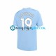 Camiseta de Fútbol Manchester City J. ALVAREZ 19 2023-2024 Primera Equipación Manga Corta Hombre